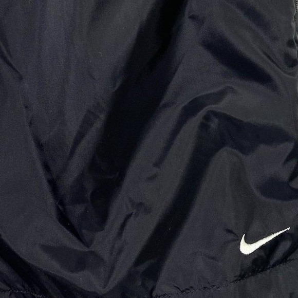 NEW Vtg 90s Nike Womens Medium Track Sweatpants Black Swoosh Pants Y2K Lined 31" - Picture 4 of 10